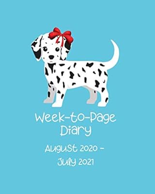 Week-to-Page Diary 2020-2021: Puppy