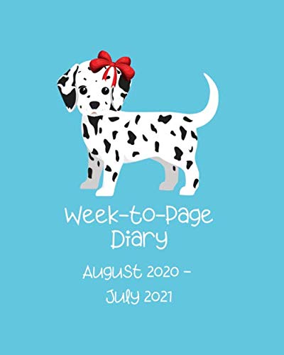 Week-to-Page Diary 2020-2021: Puppy by Lepidoptera Diaries