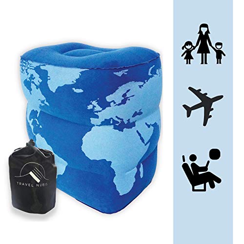 Algopix Similar Product 10 - Inflatable Travel Foot Rest Pillow 