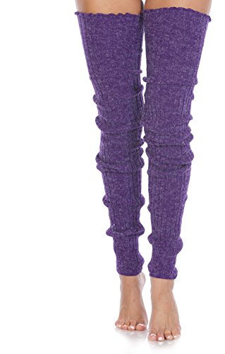 Foot Traffic Super Long Leg Warmers the Original (Purple)