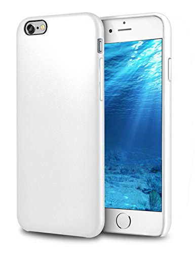 iPhone 6s Case, LoHi iPhone 6 Case Lightweight Slim Snug Fit Bumper Case [Scratch-free] Anti-slip Microfiber Back Cover [Shock Absorption] Matte Case for Apple iPhone 6 6s 4.7 Inch - White