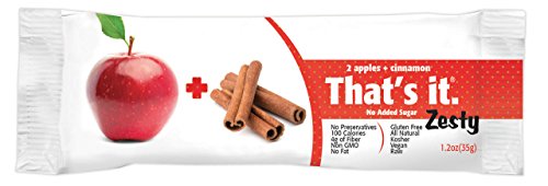 That's It Fruit Bar Zesty, Apples + Cinnamon