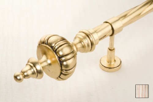 

WinarT USA 8.1090.30.11.120 Palas 1090 Curtain Rod Set - 1.25 in. - Flash Copper - 48 in.