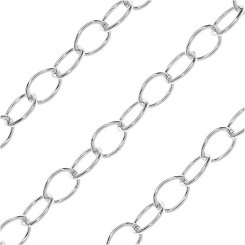 Algopix Similar Product 4 - Beadaholique Bulk Cable Chain Oval
