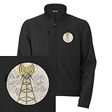CafePress Masonic Ham Tower Men's Performance Jacket - M Black