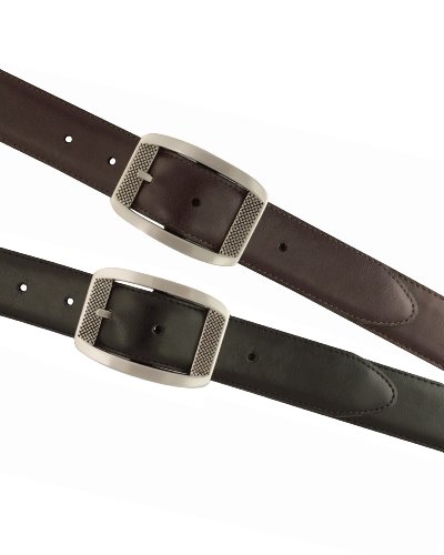 Truth-Gemini Men's Reversible (Black/Brown) Vegan Belt