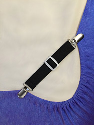 Elegant Comfort Adjustable Sheet Set Holder Strap Suspender Gripper 100 % Satisfaction Guarantee 1 PACK (4 PIECES)