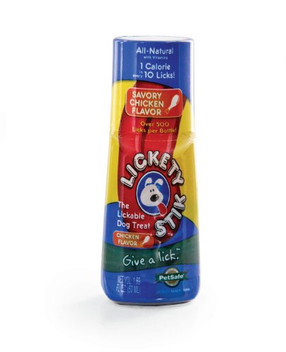 PetSafe Lickety Stik Low-Calorie Liquid Dog Treat, Chicken