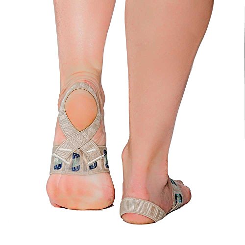 The ORIGINAL X Brace for Foot Pain - All Day Treatment for Plantar Fasciitis, Sever's Disease & Heel Pain with Gentle Arch Support.