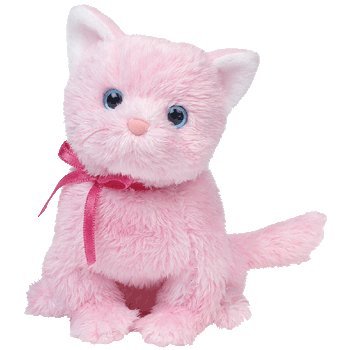 1 X Ty Beanie Babies - Fleur the Pink Cat