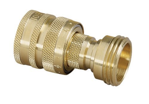 2 Nelson 50336 Brass Hose Quick Connectors Set, Male and Female