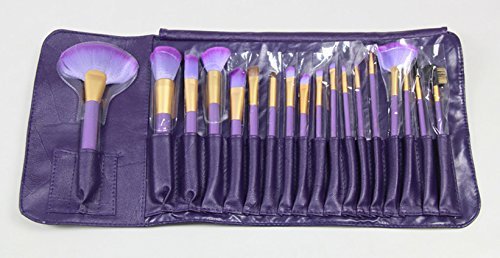 Amazing2015 Professional Cosmetic Makeup Brush Set with Bag -purple