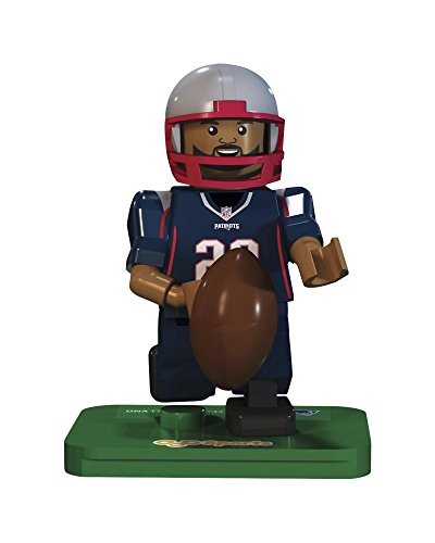 NFL GEN3 New England Patriots Legarrette Blount Limited Edition Minifigures, Blue, Small
