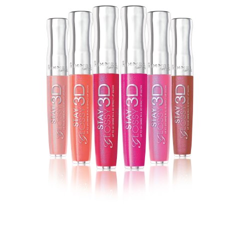 Rimmel Stay Glossy 3D Effect Lip Gloss With Wand 5.5ml