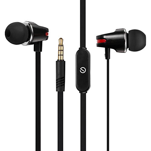 Fleeken Crystal Clear Sound Earbuds In-ear Noise Isolating Headphones with Mic
