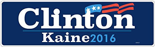 BUMPER STICKER: Clinton Kaine 2016 Vinyl . 3