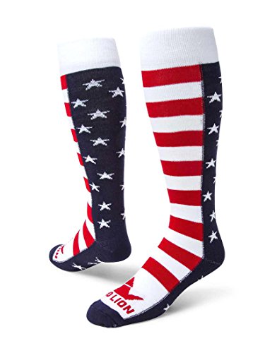 Algopix Similar Product 8 - Red Lion Brave Patriotic Knee High