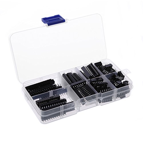 Algopix Similar Product 1 - JUNESUN 66 PcsSet DIP IC Sockets