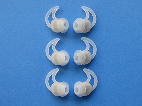 6pcs : 3 Pairs Medium (M) Noise Isolation with Extra Layer Comfortable Earbuds Eartips for SoundSport In Ear Earphones / Headphones
