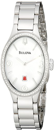 Bulova Women's 96R192 Analog Display Analog Quartz Silver Watch