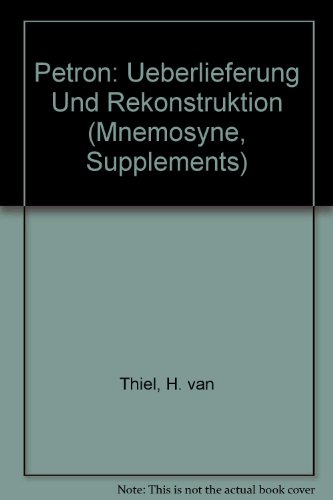Algopix Similar Product 11 - Petron berlieferung Und