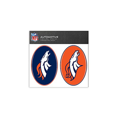 NFL Denver Broncos Small Sticker / Decal Pack