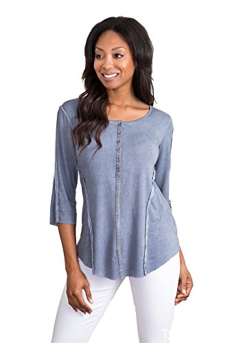 Algopix Similar Product 10 - Simply Noelle Soak up The Sun Top Navy