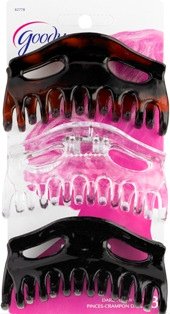 Goody Womens Classics Curved Claw Clip,