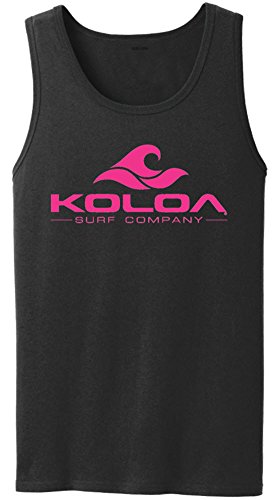 Koloa Surf Classic Wave Logo Tank Tops in 27 Colors. Adult Sizes: S-4XL