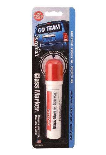 Speedball 3/4-Ounce Glass Marker, Red