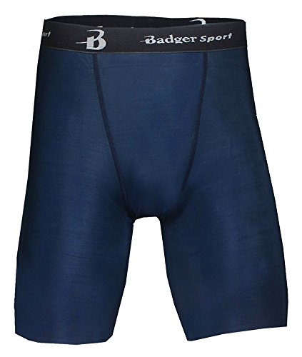 

Badger Men's 8" Inseam B-Fit Blended Compression Short - Navy - S