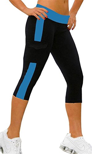 ABUSA Women's YOGA Tights Pants Cotton Sports Running Leggings