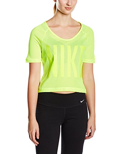 Algopix Similar Product 4 - Nike Graphic Mesh Crop Top Womens Large