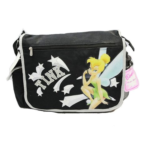 

Messenger Bag - Disney - Tinkerbell - Black (with Water Bottle)