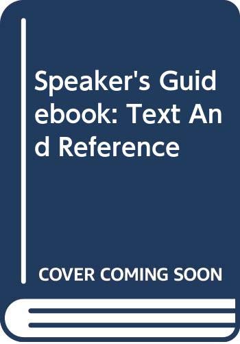 A Speaker's Guidebook 2e and Student CD-Rom for Speaker's Guidebook 2e: Text and Reference by Dan O'Hair