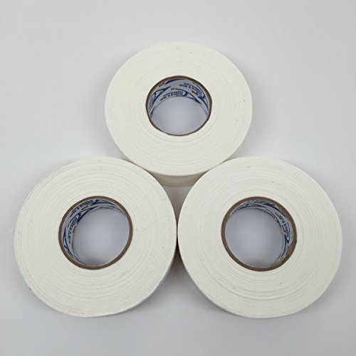 White Cloth Ice Hockey Tape - 3 Rolls and 1 Koozie