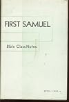 First Samuel - Bible Class Notes