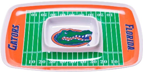 Bsi Products Collegiate Florida Gator Chips & Dip Tray Set Of