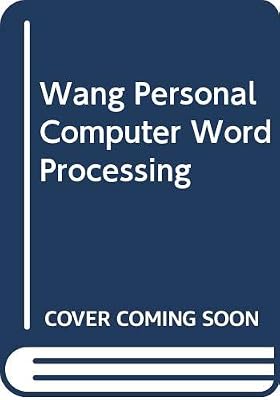 Wang PC Word Processing