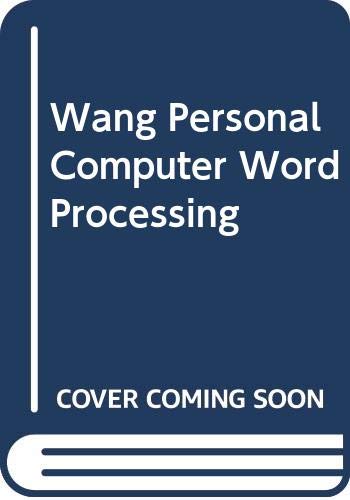 Wang PC Word Processing by Bert Dumpe