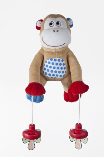 pullypalz momo the monkey   the interactive pacifier toy