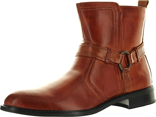 Delli Aldo Men's 608001 Distressed Moto Boots