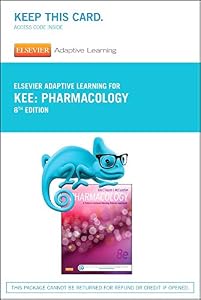 Elsevier Adaptive Learning for Pharmacology (Access Code) by Joyce LeFever Kee MS RN