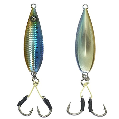ONE (1) Fall Flat OEM Jig - 160gr (5.6oz) Blue Sardine - Not to be Confused with Other Brands