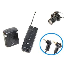 GSI Super Quality Professional RF Wireless Shutter, Includes Transmitter, Receiver And Cord For 100 Ft. Control, Instant And Delay Shutter Functions, Fits Pentax K100D, K110D , K10D, K200D , K20D , K2000 , KM, *ist DS2, *ist D , *ist Ds, *ist , *ist DL, *ist DL2, MZ-6 , ZX-L , MZ-L - Contax 645, N ,