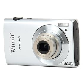 Touch Global Ltd.DC-230S 3.0 TFT LCD Max 16MP 5X Optical Zoom Digital Camera - Red
