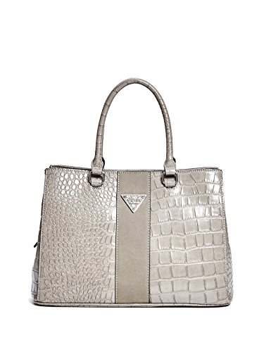GUESS Women's Camp Croc-Embossed Girlfriend Satchel