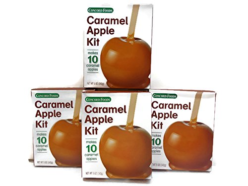 CONCORD CARAMEL APPLE KITS (4 Boxes of 10)