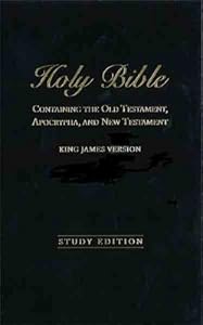 KJV with Apocrypha - Study Edition - 400th Anniversary Auxillary Material and Commemorative Seal