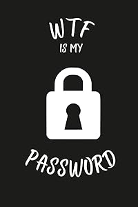 WTF IS MY PASSWORD: Password keeper book by Kha books